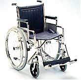 Self-Propelled Wheelchair with Detachable Desk-Length Armrests and Footrests