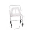 Mobile shower chair with detachable arms