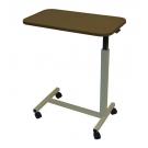 Adjustable Height Over bed Table with Plastic Top