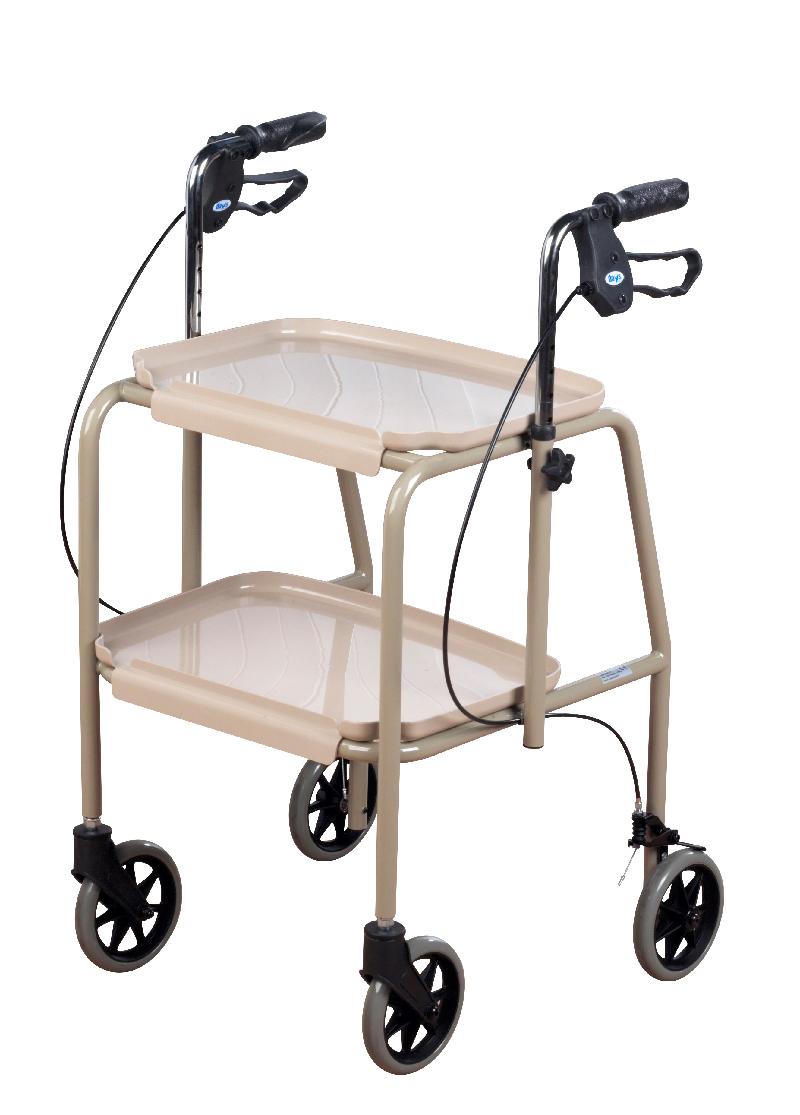 Adjustable Height Trolley Mobility Walker