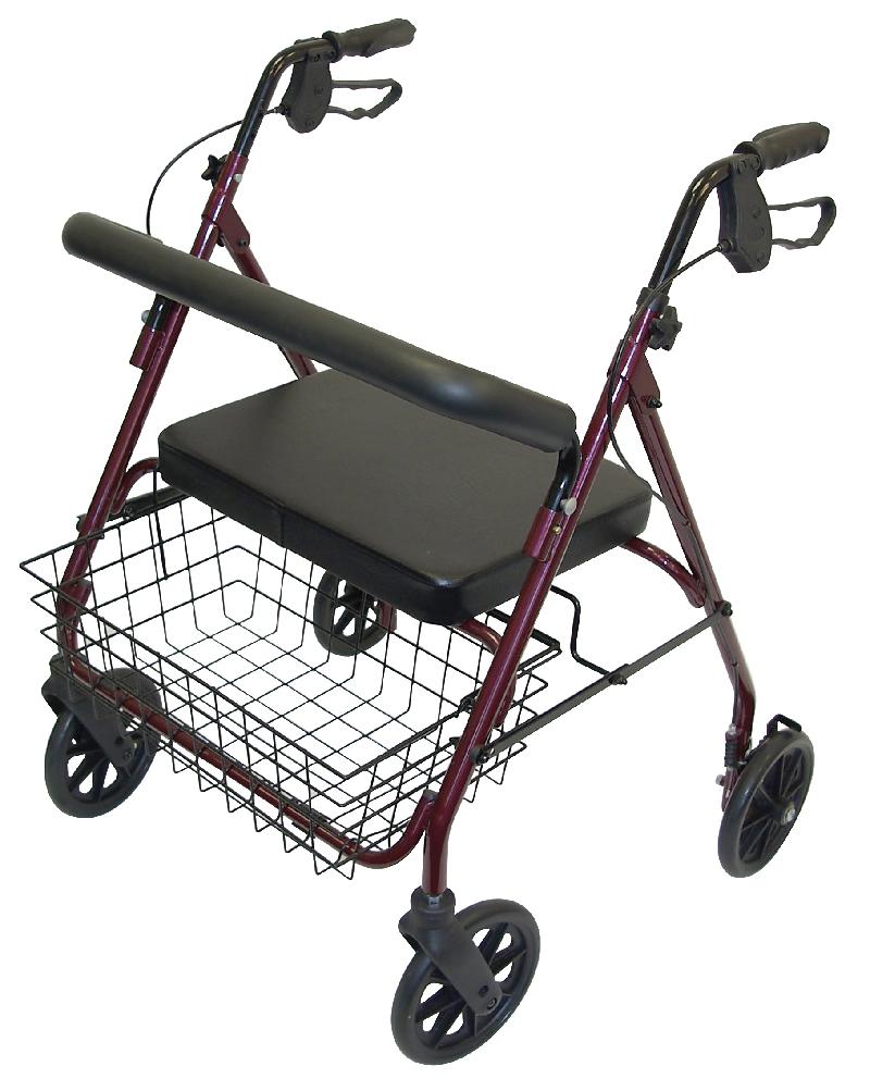 Bariatric Heavy Duty Mobility Walker (Red)