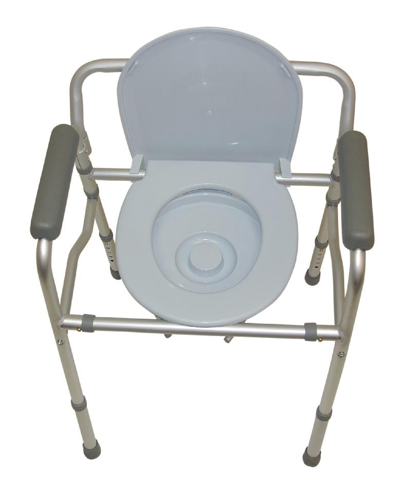 Folding Commode Chair and Toilet Surround