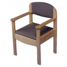Royle Wooden Commode Chair